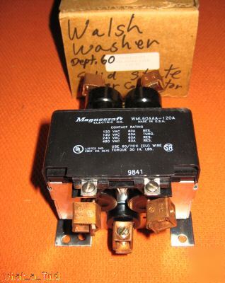 New magnecraft WML60AAA-120A mercury contactor relay