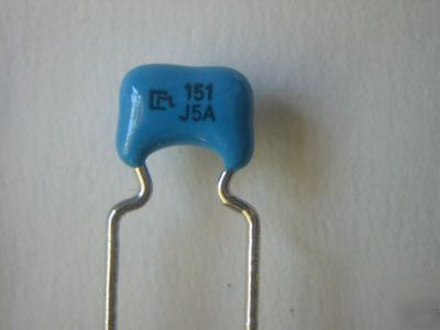 150PF 5% 50V C0G/NP0 radial ceramic capacitors - 25 pcs