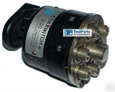 07-03173 bird 72-2 coaxwitch switch for 43 wattmeter rf
