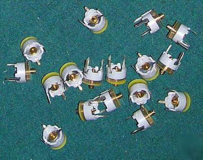 (25) trimmer capacitor trimmers, 2PF-65PF, 3/16