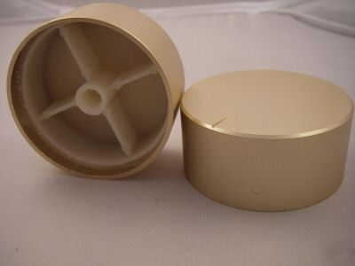 2PCS, 48X 22 aluminum sound system amps gold knob,bp
