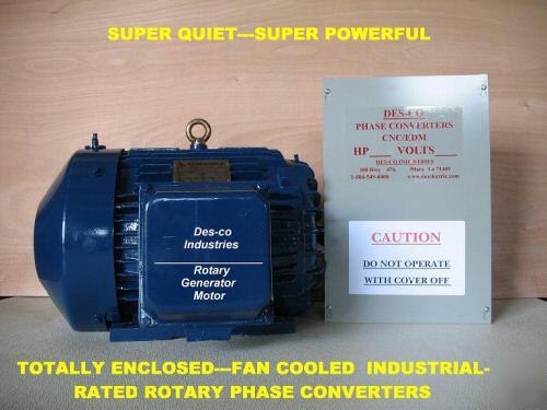 5 hp cnc rotary phase converters des-co industries
