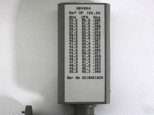 Agilent Q8486A WR22 power sensor, 33-50GHZ