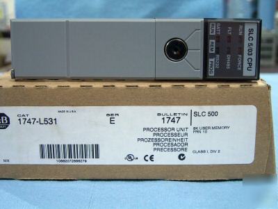 Allen bradley 5/03 processor 1747-L531 