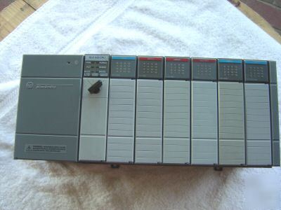 Allen bradley slc 500 7 slot 5/03 plc system 1747-L531