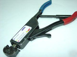 Amp 59250 red blue crimper crimping aircraft tool