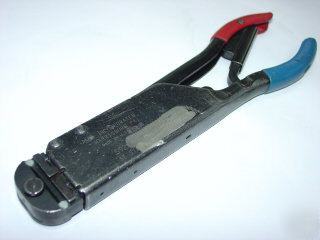 Amp 59250 red blue crimper crimping aircraft tool