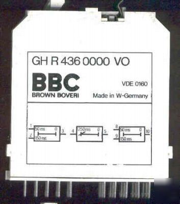 Bbc boveri brown logic card gh r 436 0000 vo 062 648 65