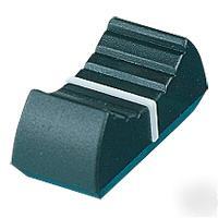 Black with white indicator slide control knob for pots