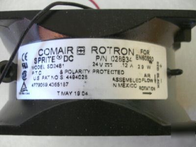 Comair rotron sprite dc fan model SD24B1