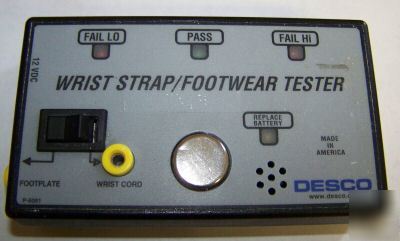 Desco 19250 wrist strap/footwear tester (312)