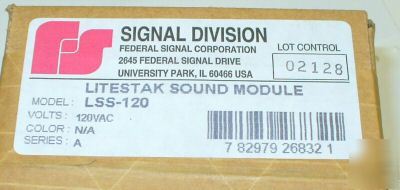 Federal signal - litestak sound module - lss-120 
