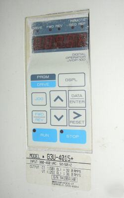 Frequency drives model G3U-4015+ var. freq drive