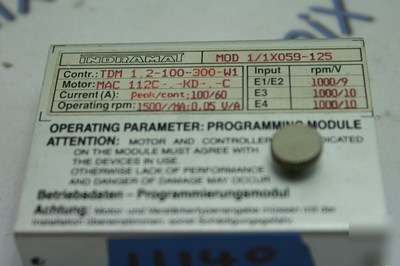 Indramat MOD1/1X059-125 programming module
