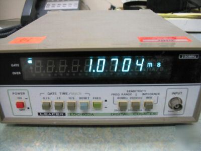 Leader ldc-823A digital counter - 250MHZ
