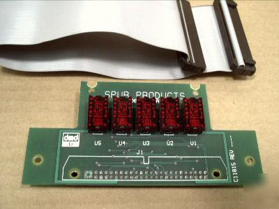 Led hexadecimal 5 display unit - LR1707R same as TIL311