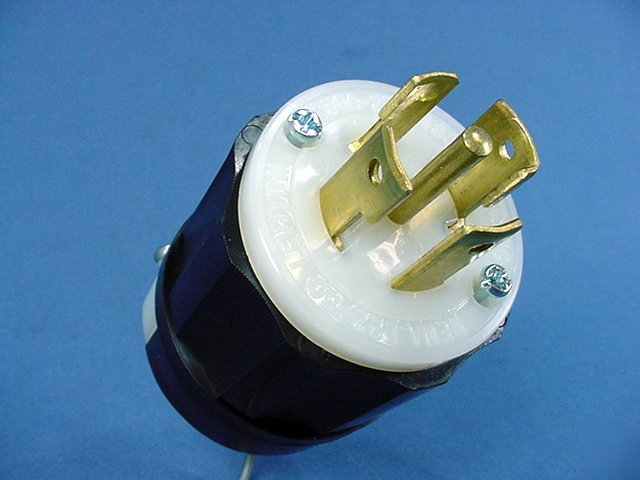 Leviton L22-30 locking plug 30A 277/480V 3PH y 2821