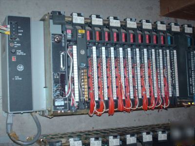 Lot allen bradley 1785 1771 plc 5 complete 3 rack sys 