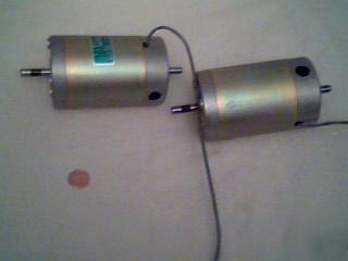 Lot of 2 nippo denki dc high speed motor's