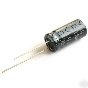 Lot of 25 _ eca-1CHG222 16V, 2200UF, capacitor, cap