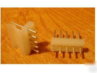 Molex 5 pin male straight header # 09-65-2058 qty: 35
