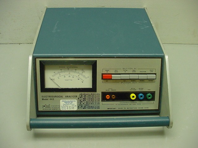 Neurodyne-dempsey 443 electrosurgical analyzer