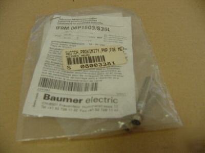 New baumer electric ifrm 06P1503/S35L switch qty (2) >