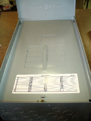 New breaker panel enclosure 125A 120/240V ge