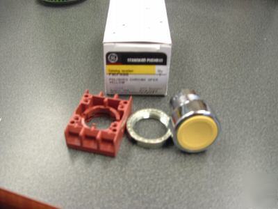 New ge push button, yellow 22MM ge# P9CPNGG