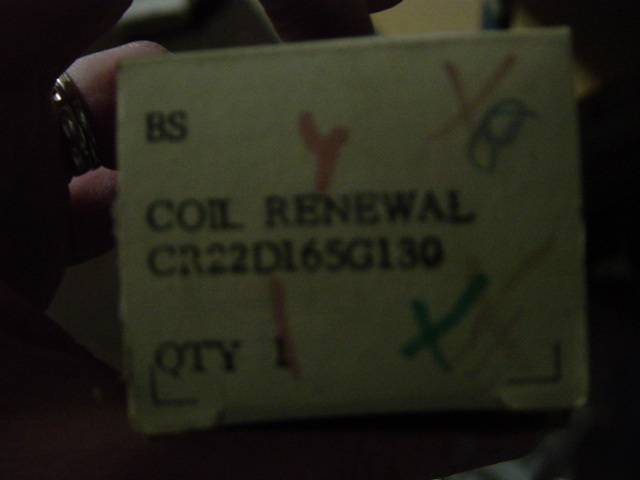 New general electric CR22D165G130 re al coil