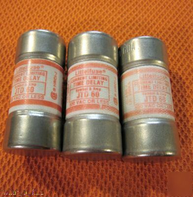 New lot 3 littelfuse JTD60 fuse jtd-60 