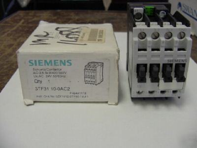New siemens 3TF31 10-0AC2 contactor 24V 50/60HZ >