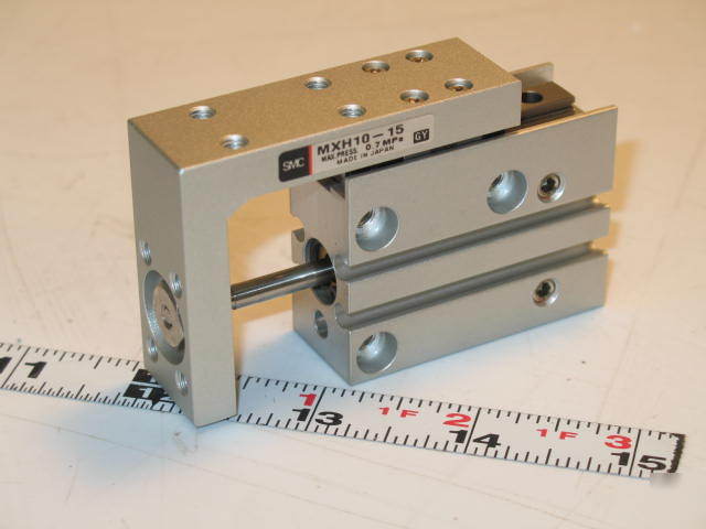 New smc pneumatic air linear guided slide MXH10-15