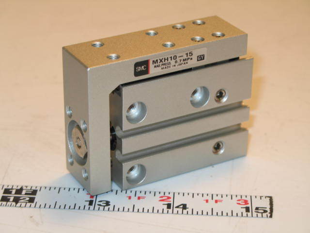New smc pneumatic air linear guided slide MXH10-15