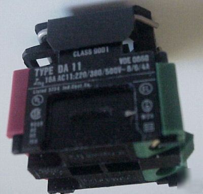 New square d contact block ~ 9001 da 11 ~ 
