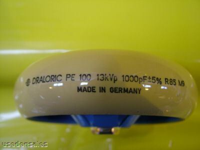 New vishay draloric ceramic capacitor PE1003KVP 1000PF 