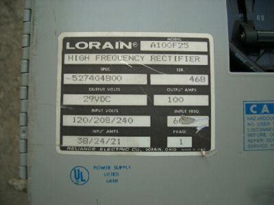 Power supply an\vss-3/1 searchlight 28V 100A military