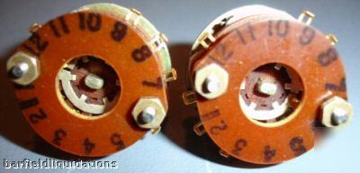 Quantity 2 crl rotary switches