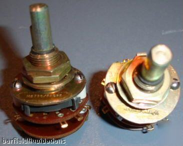 Quantity 2 crl rotary switches