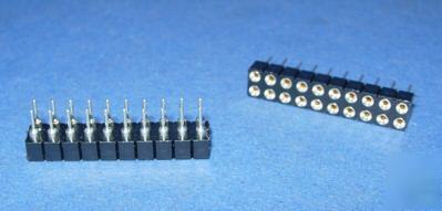 Samtec double row strip socket 2MM 20PIN