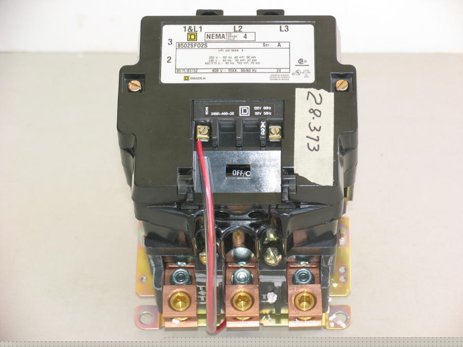 Square d ac magnetic contact starter