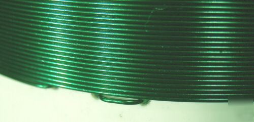 Tesla coil secondary green w/ spun aluminum toroid 