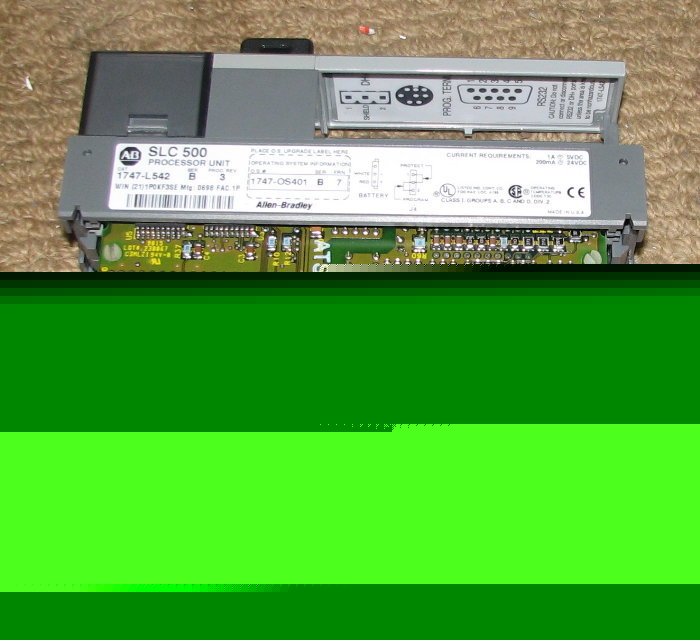 * allen bradley SLC500 processor unit 1747-L542