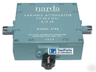 07-03068 narda 0-15 db variable attenuator 7 to 26.5GHZ