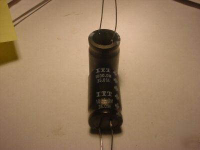 1000 mfd 35 volt radial electrolytic cap ( qty 100 ea )