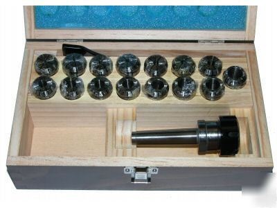 2MT ER20 collet chuck with set of 12 collets
