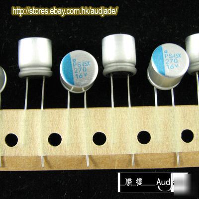 30PCS 270UF 16V ncc conductive polymer solid capacitors