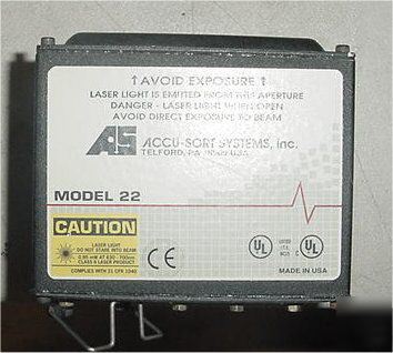 Allen bradley / accu-sort model 22 | barcode scanner 