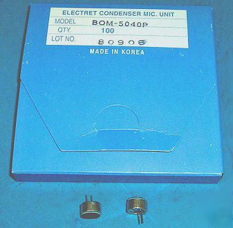 BOM5040P electret condenser microphone unit 100PC lot