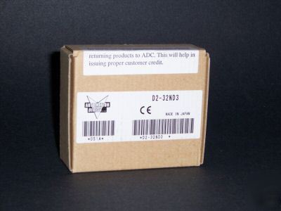 D2-32ND3 automation direct 32PT 24V dc input mod * *